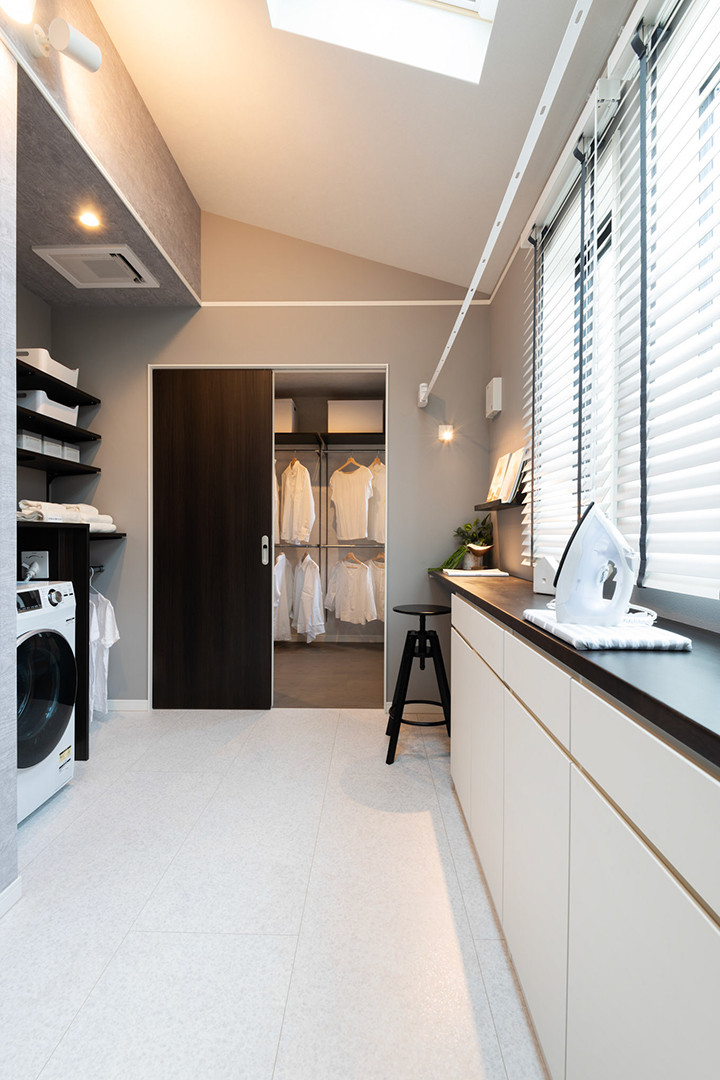 【Case3】ランドリールーム×天窓