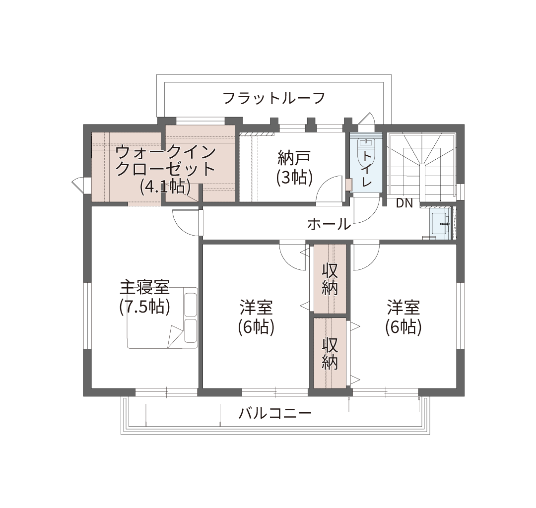 2階間取り図