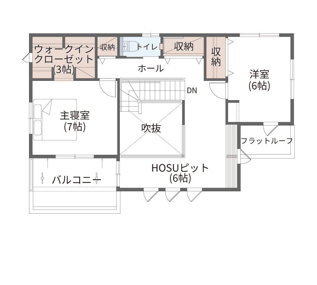 2階間取り図