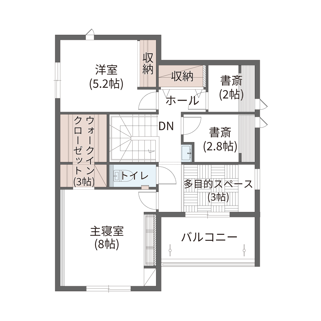 2階間取り図