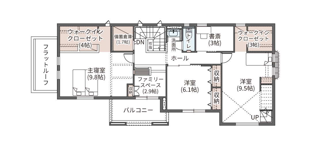 2階間取り図