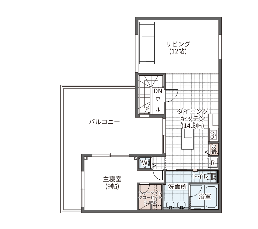 2階間取り図