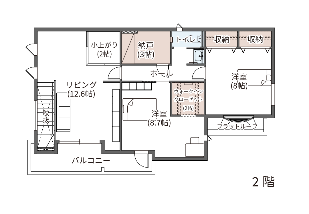 2階間取り図