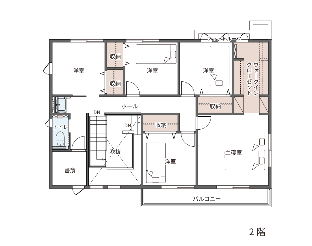 2階間取り図