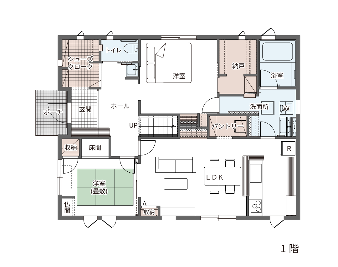 1階間取り図