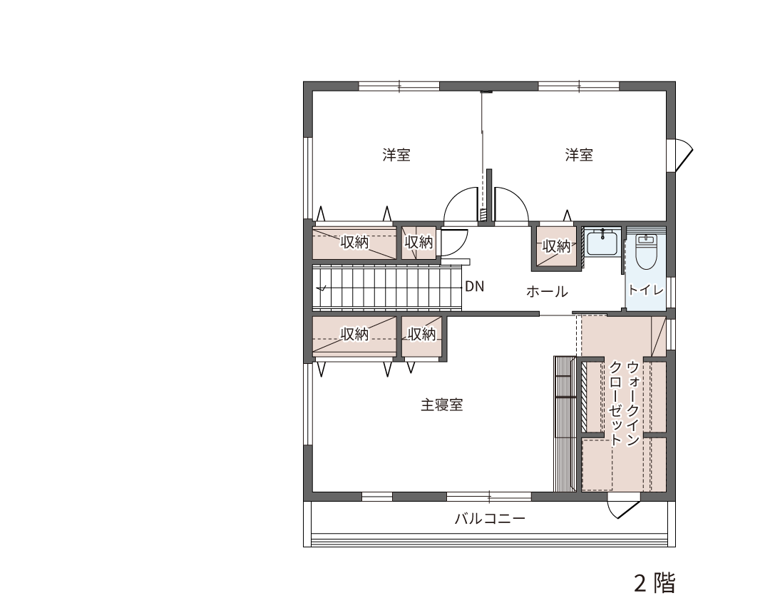 2階間取り図