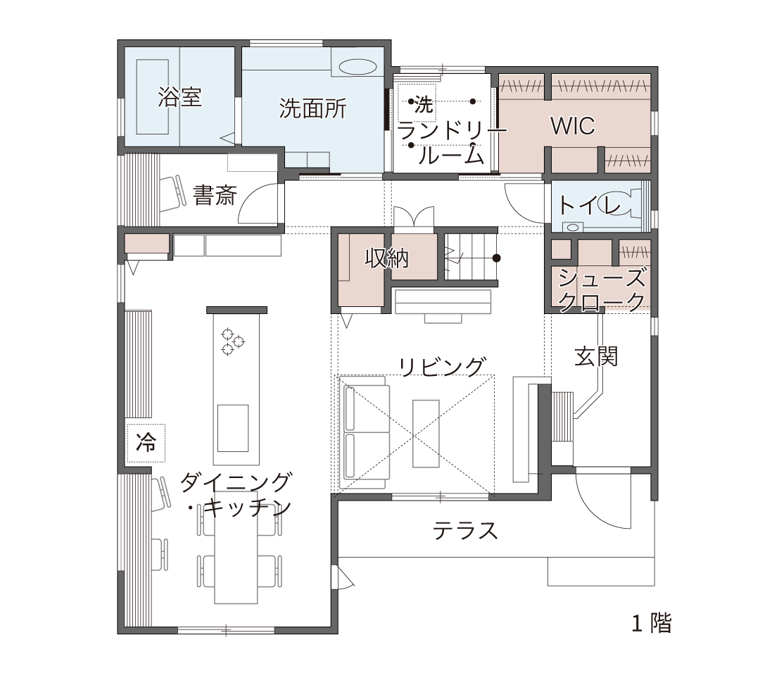 1階間取り図