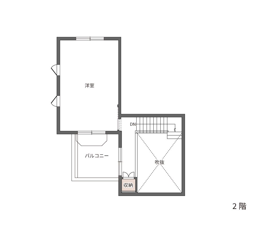2階間取り図