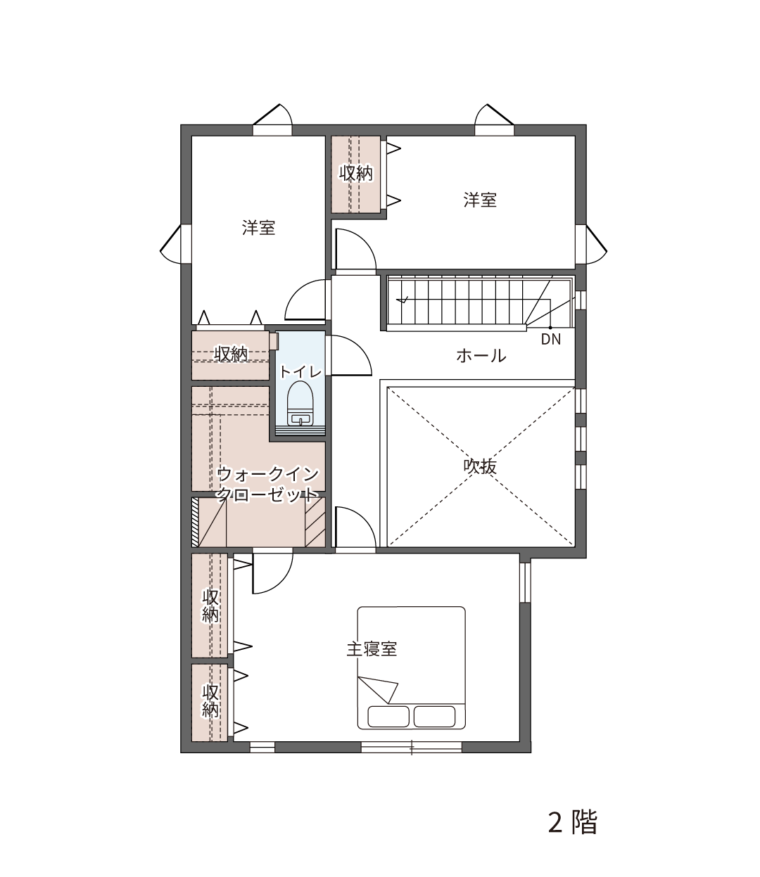 2階間取り図