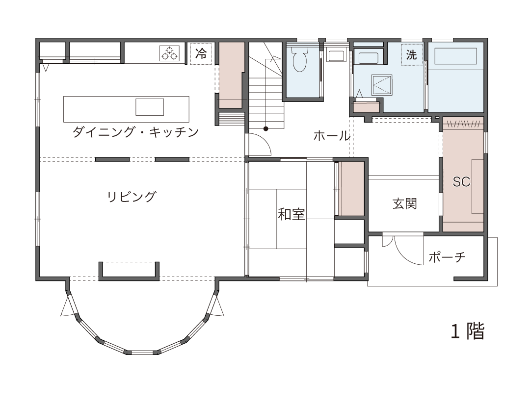 1階間取り図