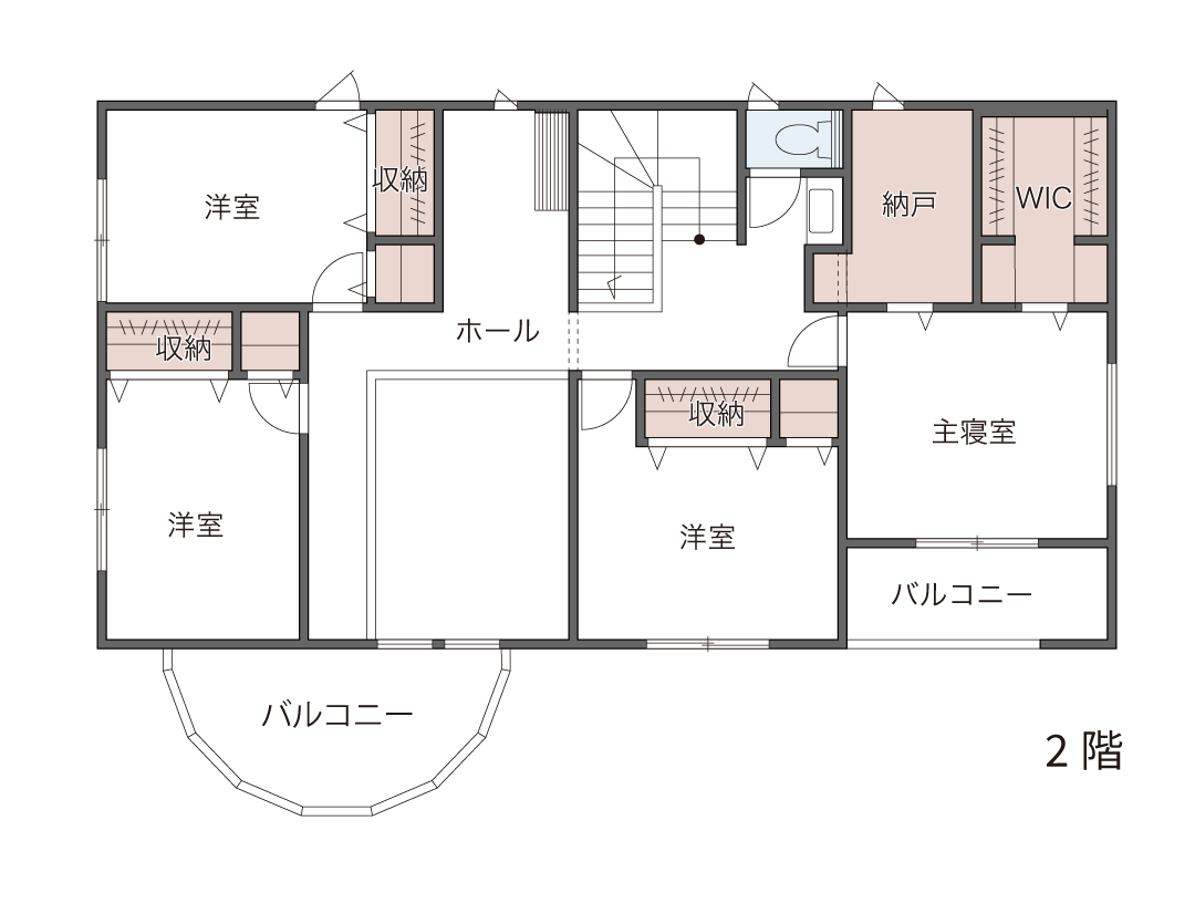 2階間取り図