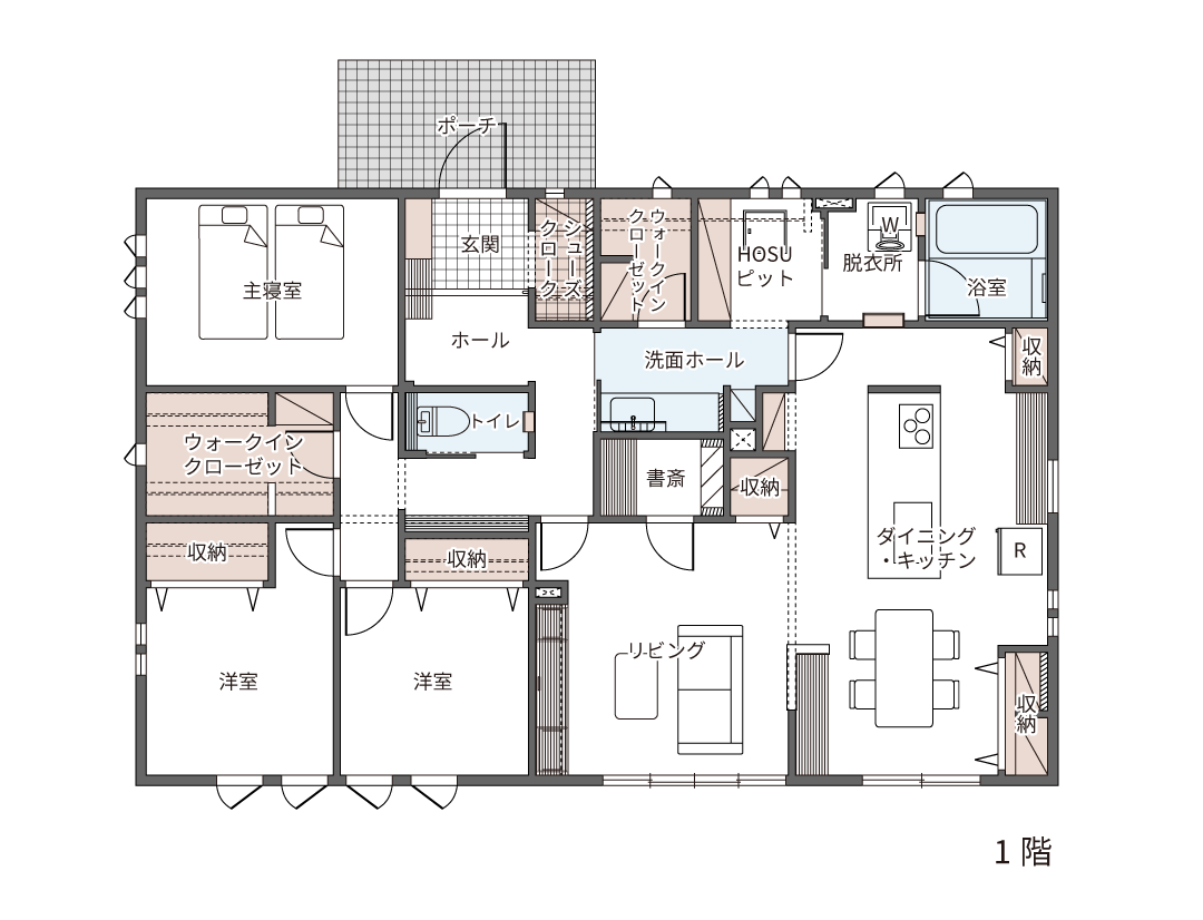 1階間取り図
