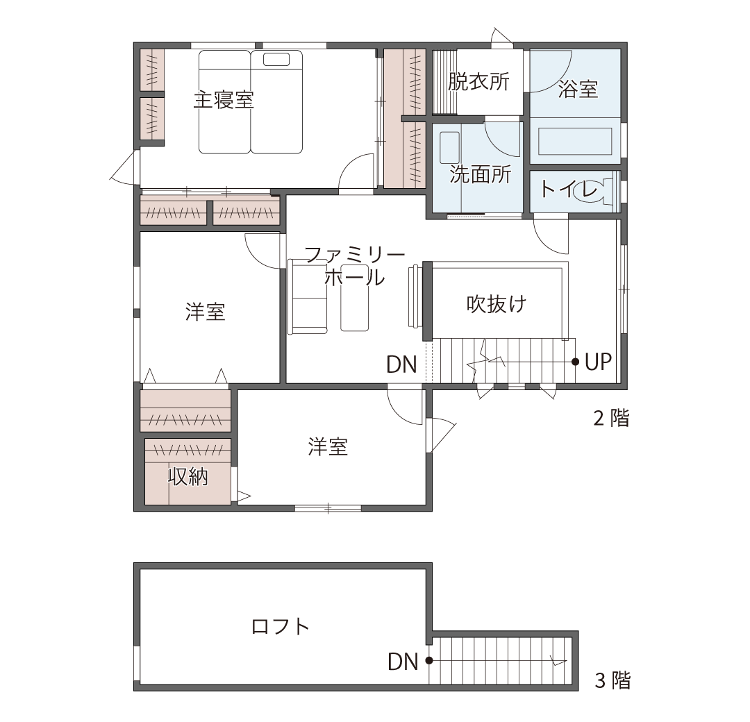 2階間取り図