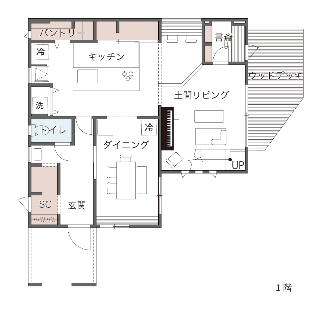 1階間取り図