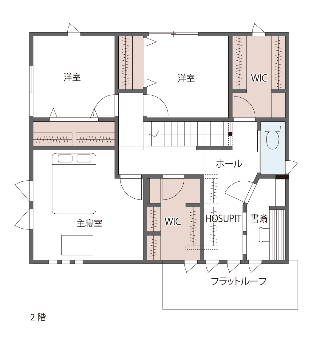 2階間取り図