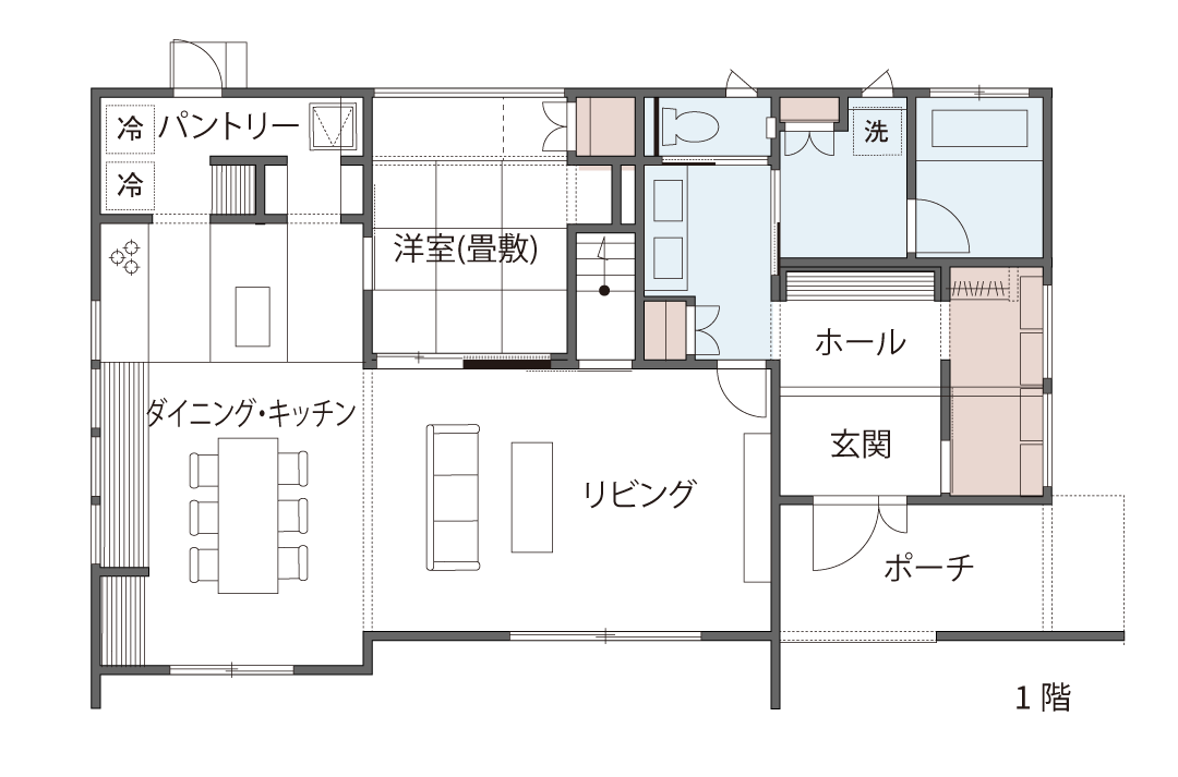 1階間取り図