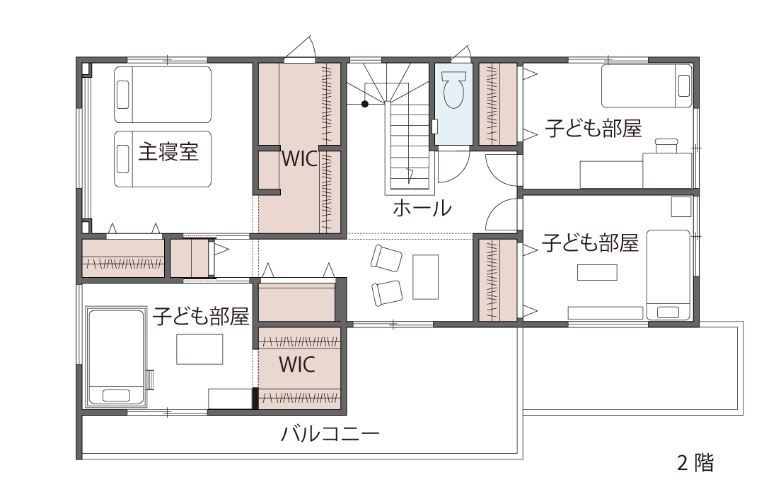 2階間取り図