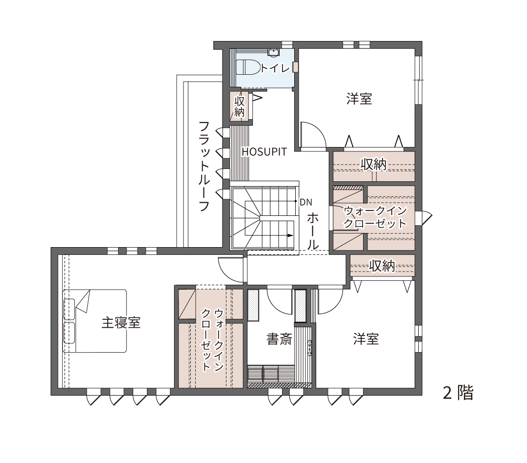 2階間取り図