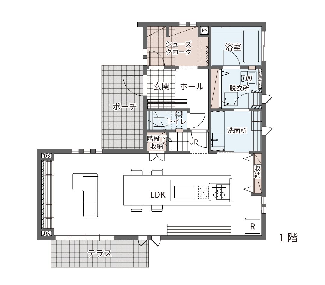 1階間取り図