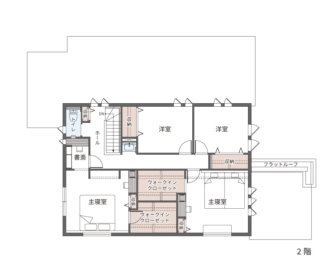 2階間取り図