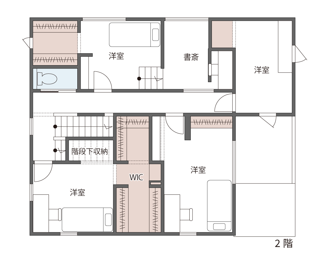 2階間取り図