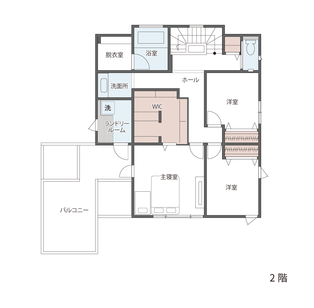 2階間取り図