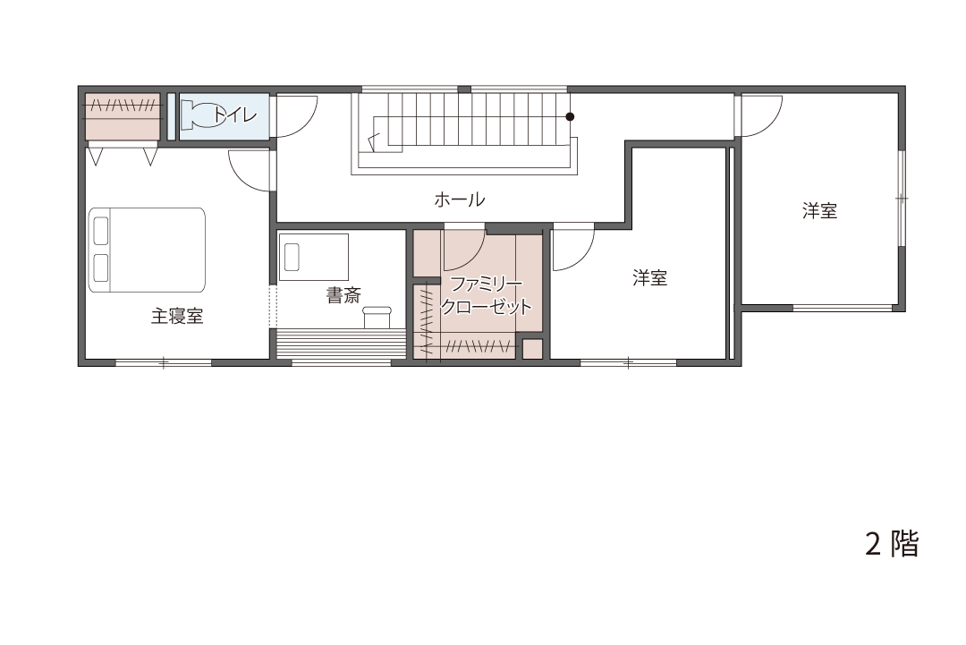 2階間取り図