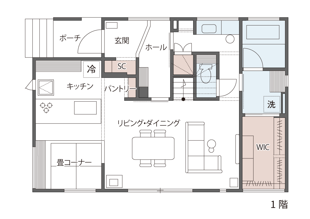 1階間取り図