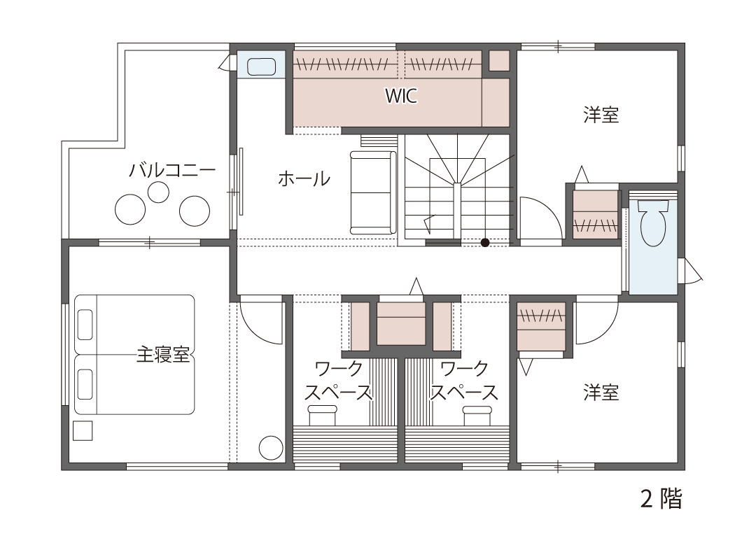 2階間取り図