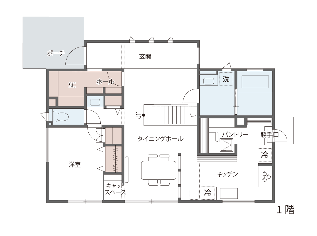 1階間取り図