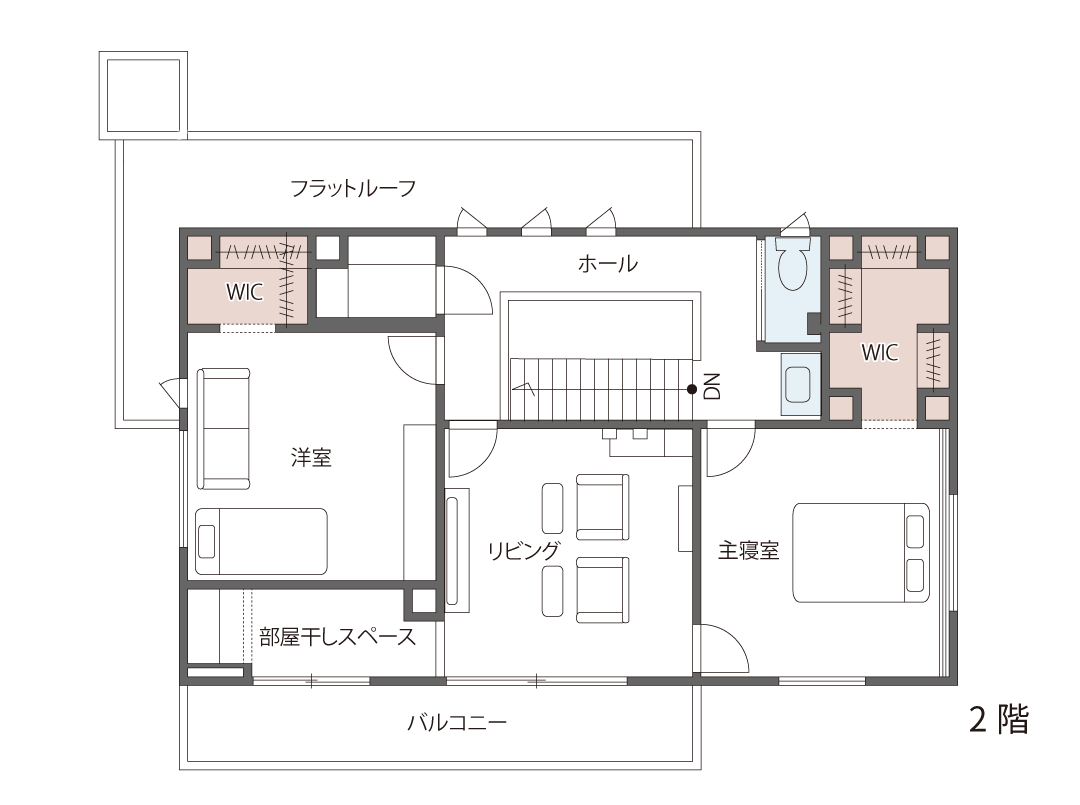 2階間取り図