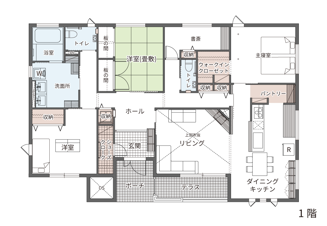 1階間取り図