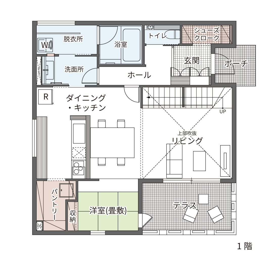 1階間取り図