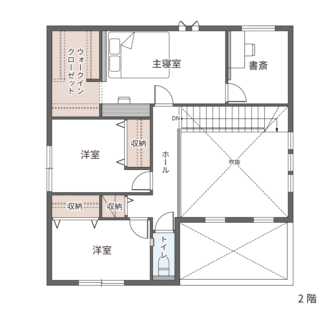 2階間取り図