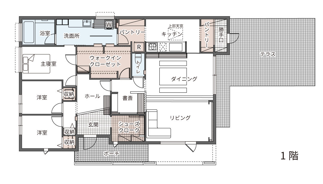 1階間取り図