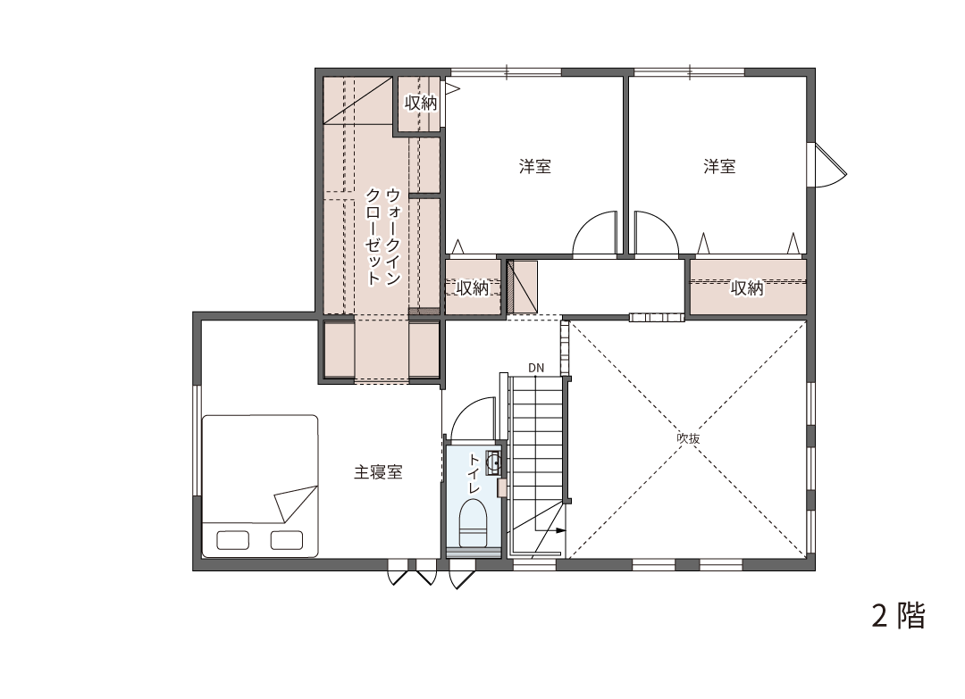 2階間取り図