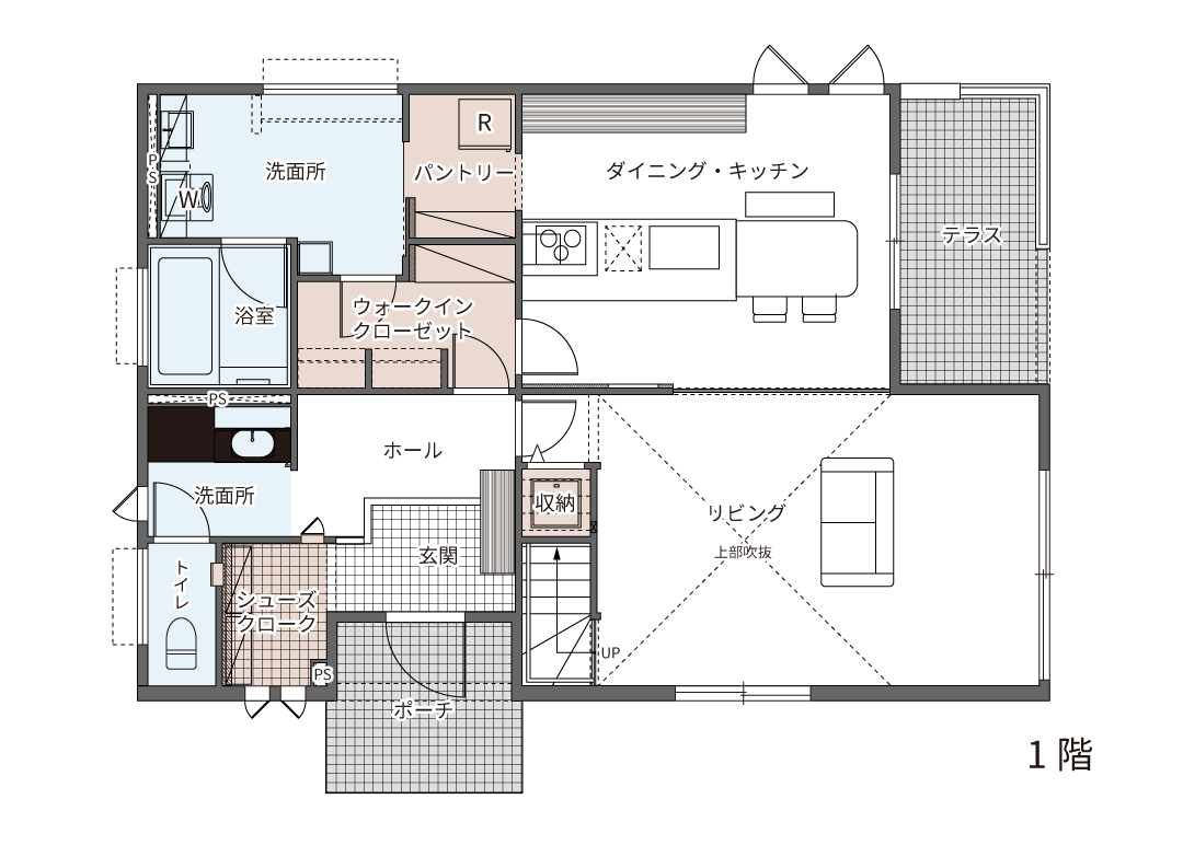 1階間取り図