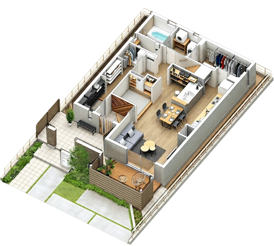1F間取り図