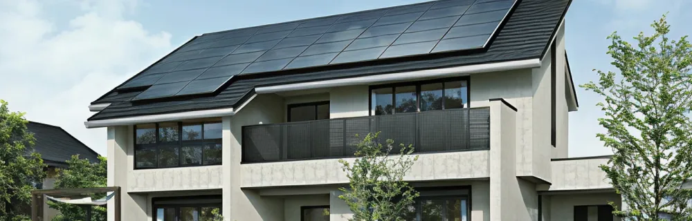 エネルギー収支ゼロの家に 太陽光発電システム
