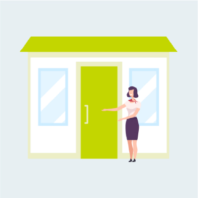 展示場に行ってみましょう。