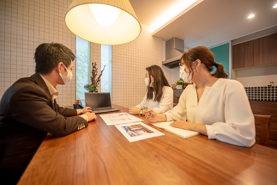 設計相談の様子